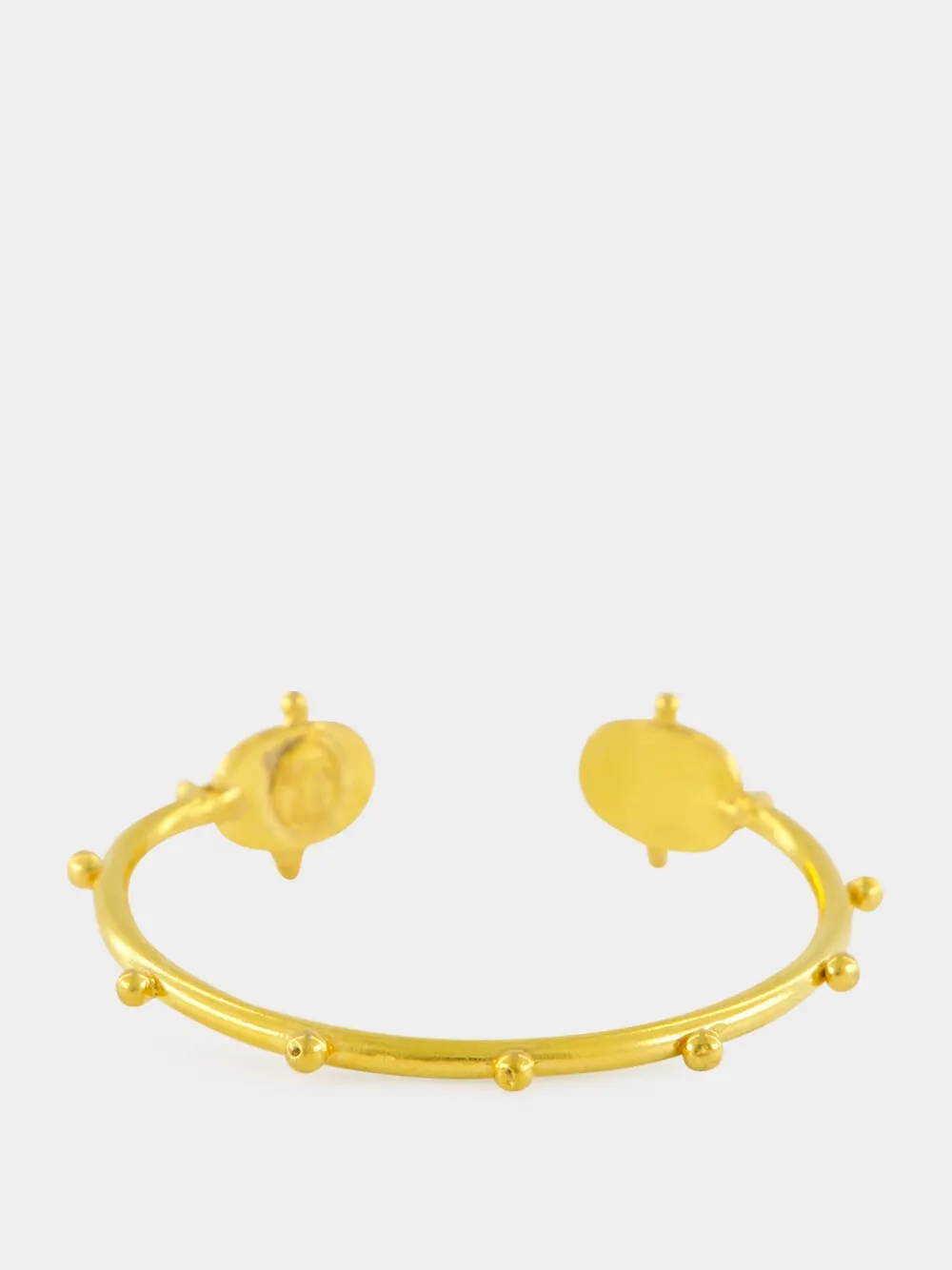 Holis Gold and Pearl Open Bracelet sold by Fashion Clinic product image thumbnail 2