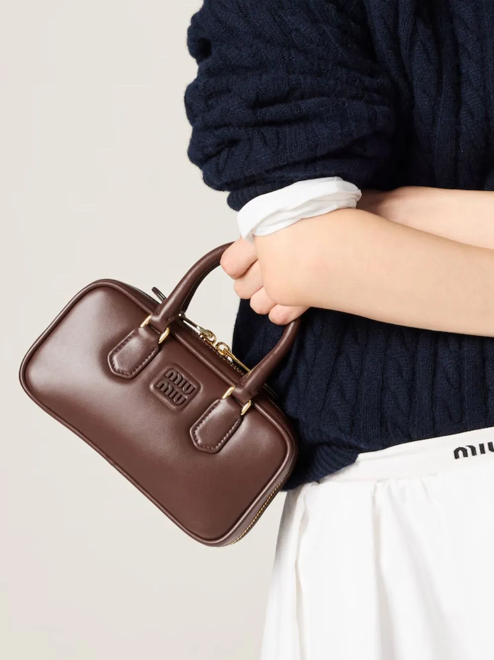 Briarwood Brown Arcadie Leather Mini Bag sold by Fashion Clinic product image thumbnail 2