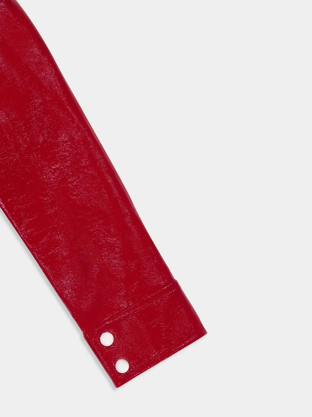 Red Reedition Vinyl Jacket sold by Fashion Clinic product image thumbnail 4