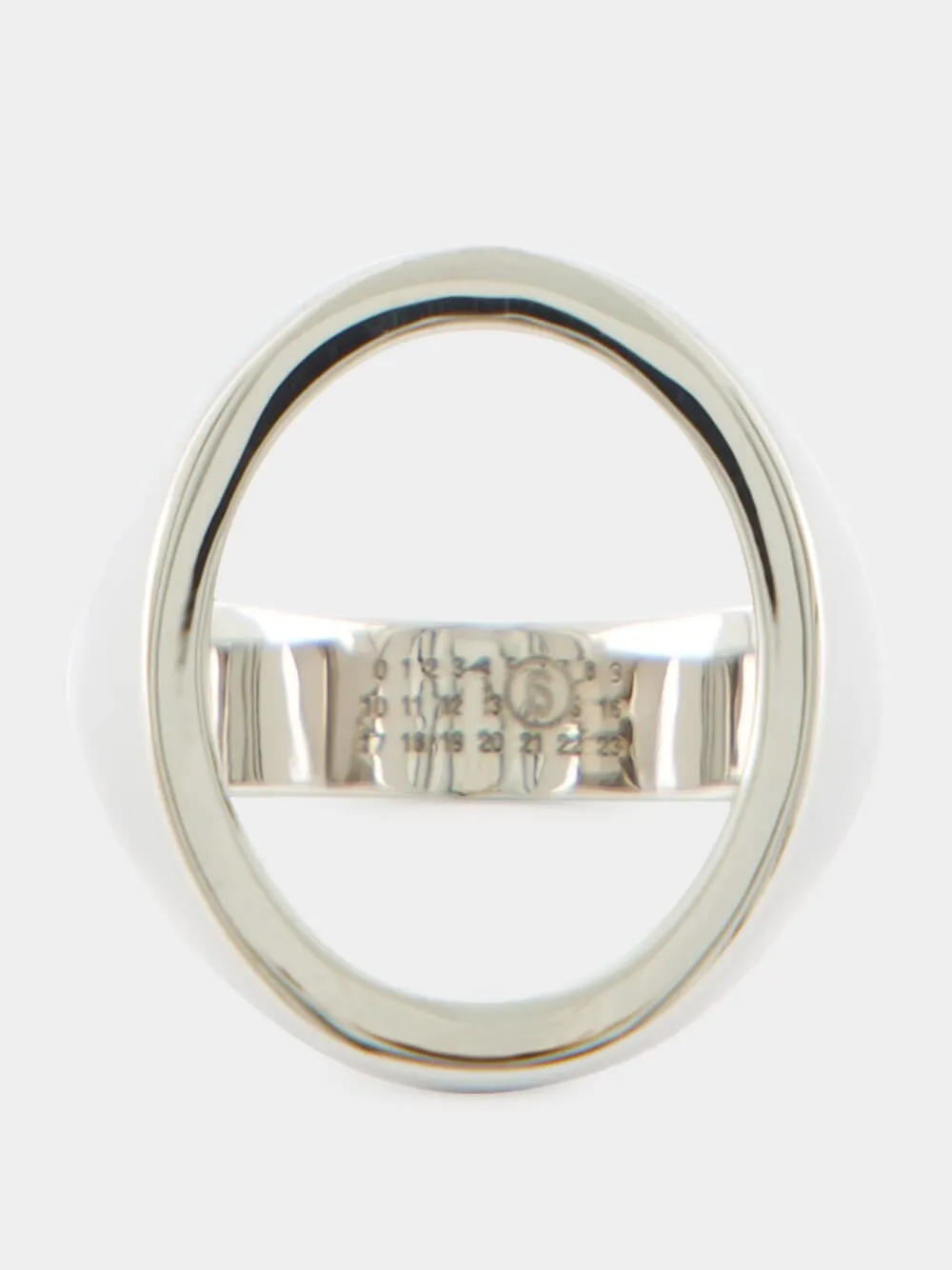 Polished Palladio Open Chevalière Ring sold by Fashion Clinic