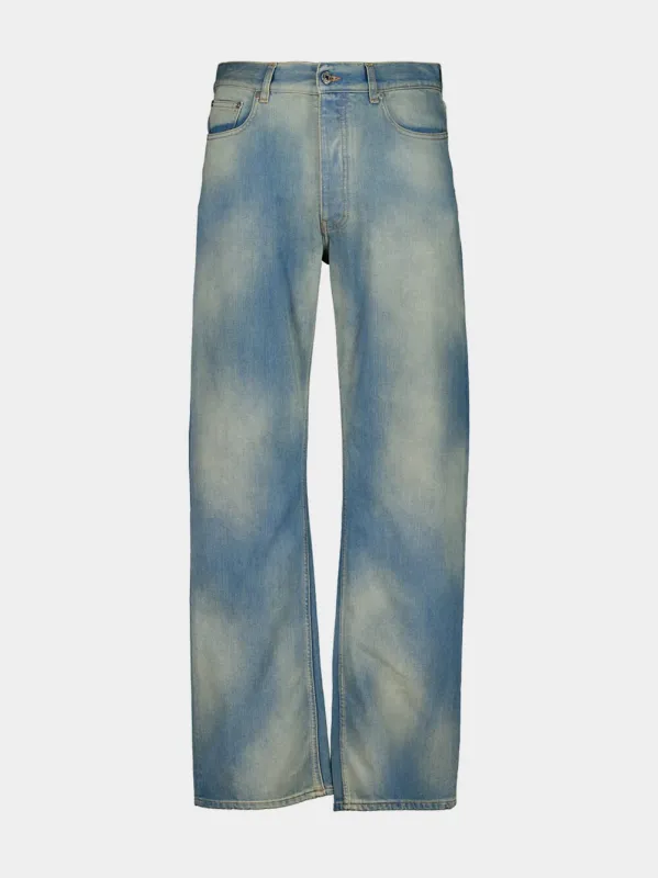 Dirty Blue Relaxed Fit Jeans sold by Fashion Clinic
