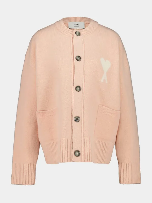 Powder Pink Alpaca Ami De Coeur Cardigan sold by Fashion Clinic