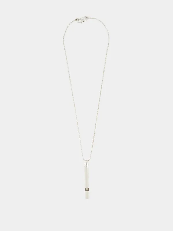 Polished Palladio Pendant Necklace made by Maison Margiela