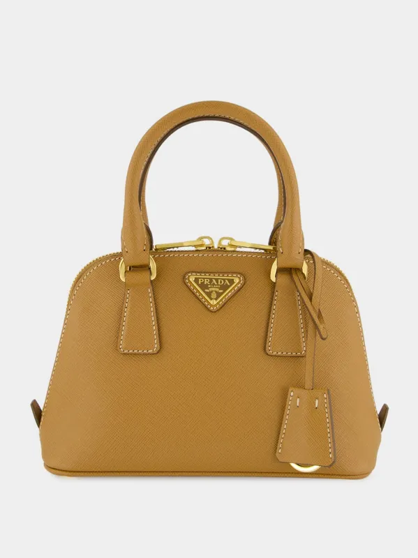 Caramel Mini Promenade Leather Bag sold by Fashion Clinic