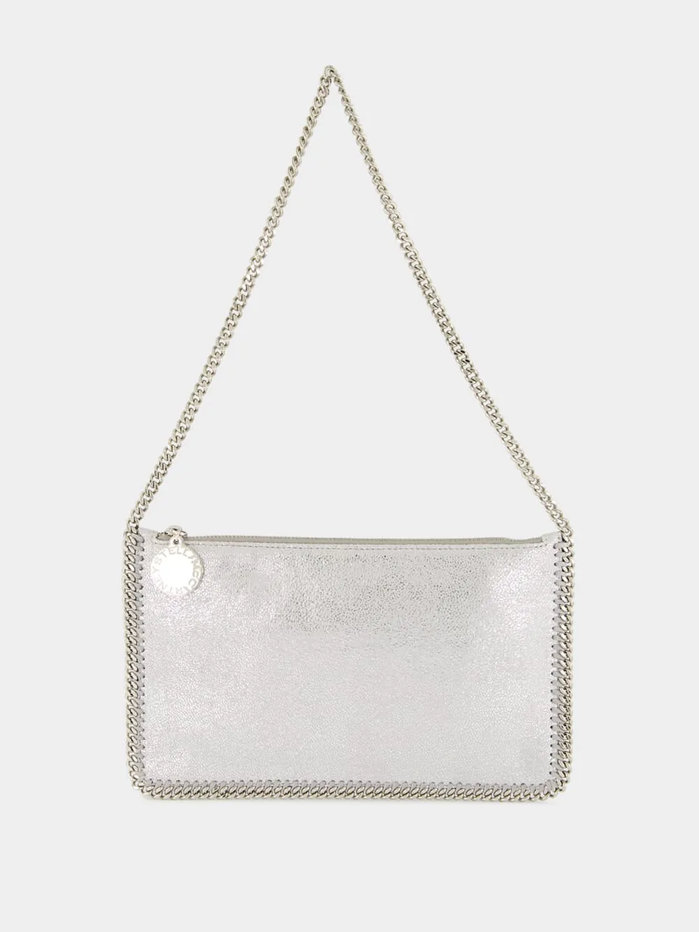 Silver Falabella Clutch sold by Fashion Clinic