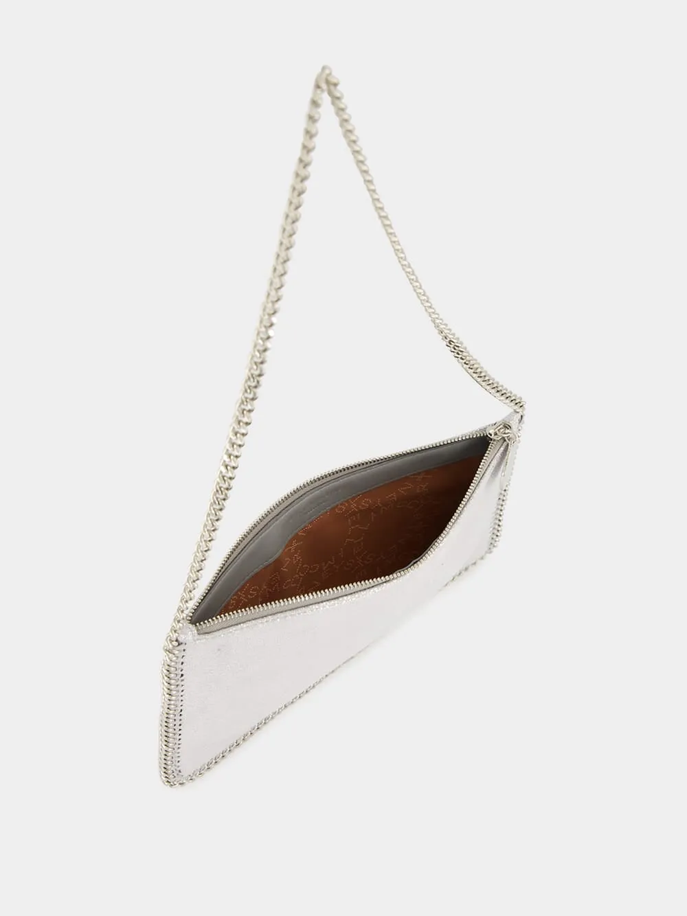 Silver Falabella Clutch sold by Fashion Clinic product image thumbnail 5