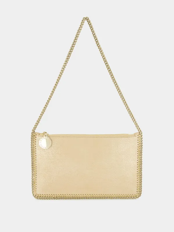 Gold Falabella Clutch sold by Fashion Clinic