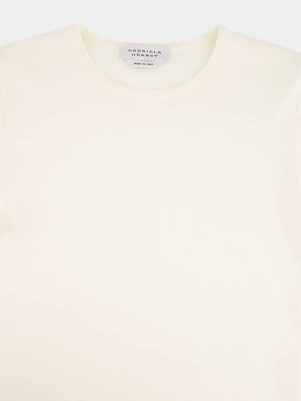 Ivory Mason Long-Sleeve Crewneck Top sold by Fashion Clinic product image thumbnail 3