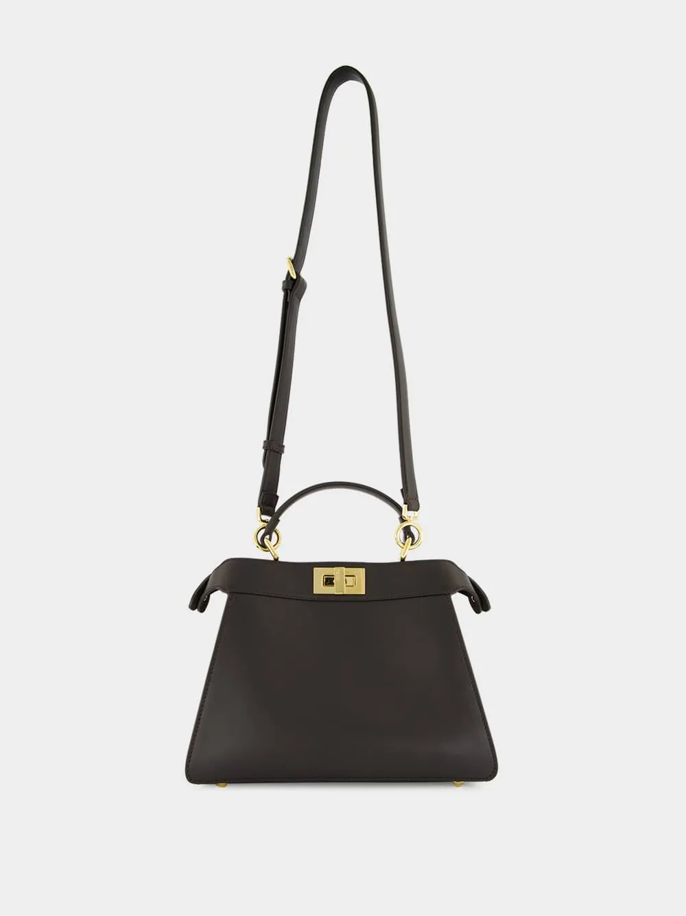 Dark Brown Peekaboo ISeeU Small Bag sold by Fashion Clinic product image thumbnail 3