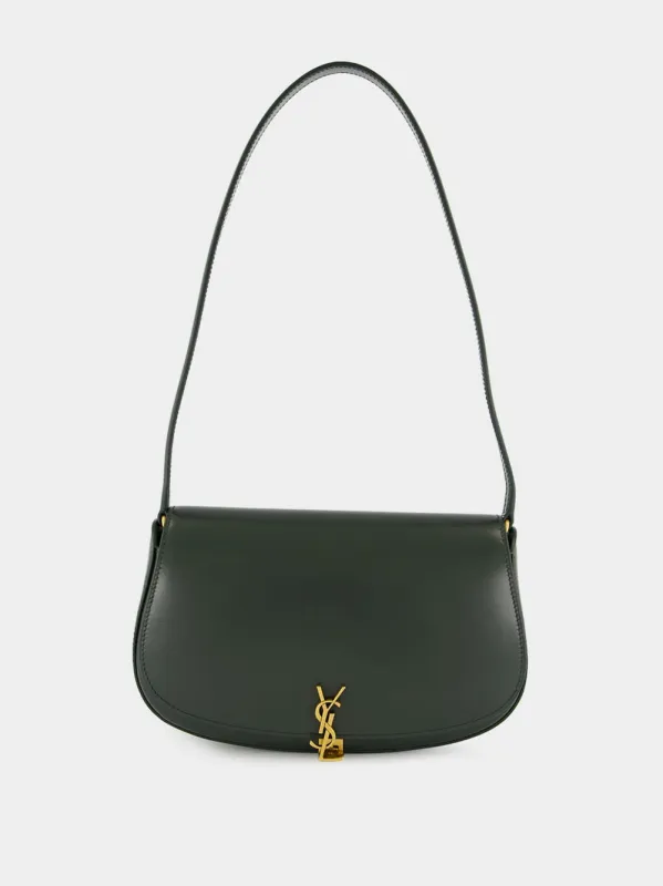 Mini Voltaire Shoulder Bag in Vert Fonce sold by Fashion Clinic