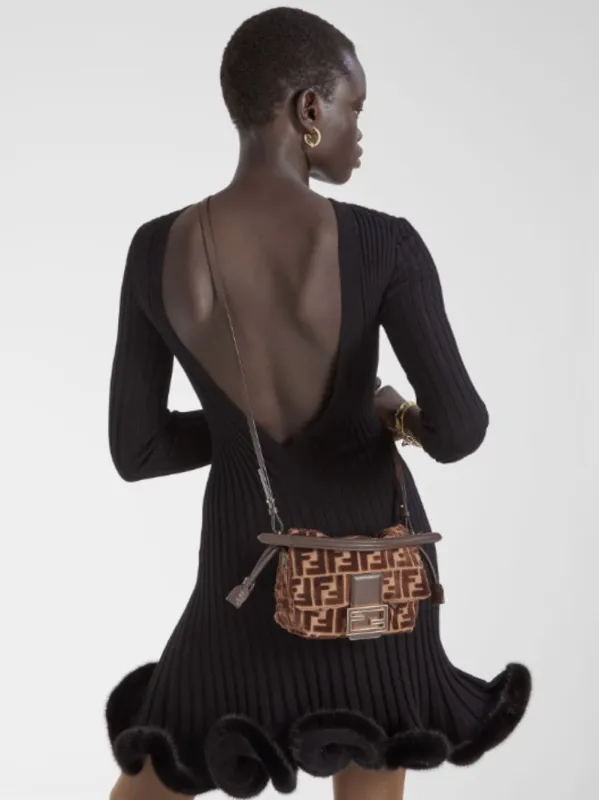 Dark Brown Mamma Baguette Small sold by Fashion Clinic