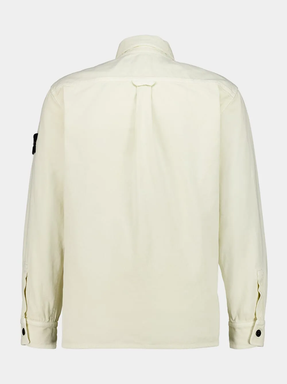 Ivory Organic Cotton 'Old' Overshirt sold by Fashion Clinic product image thumbnail 2