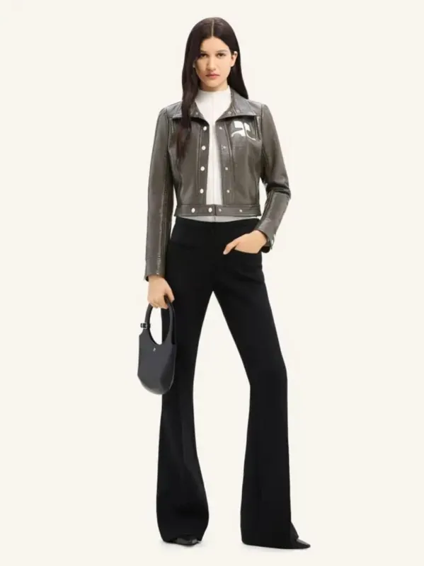 Camouflage Green Reedition Vinyl Jacket made by Courreges