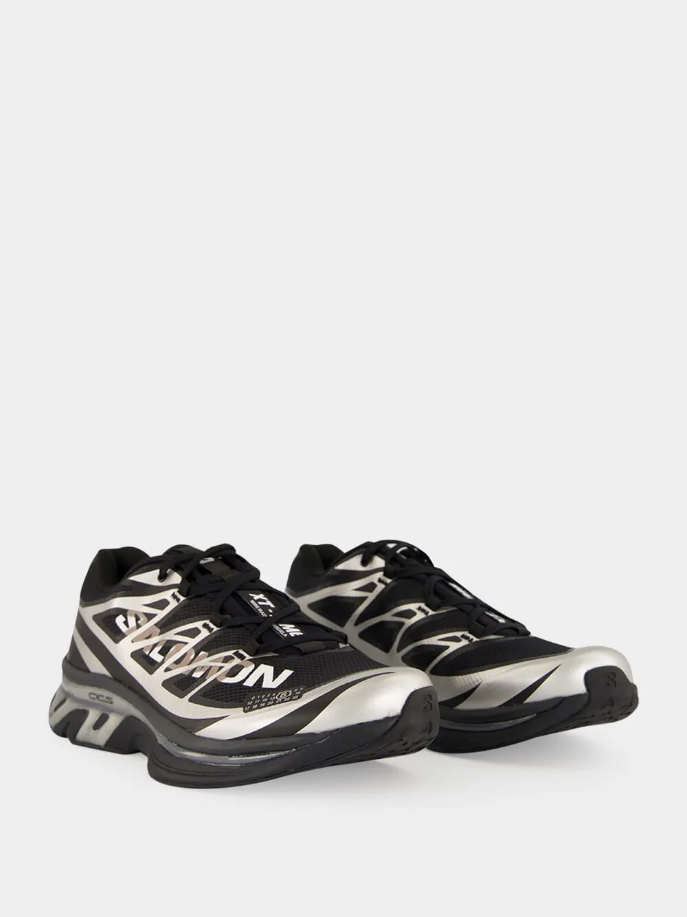 Black Salomon Silver Sneakers sold by Fashion Clinic product image thumbnail 3