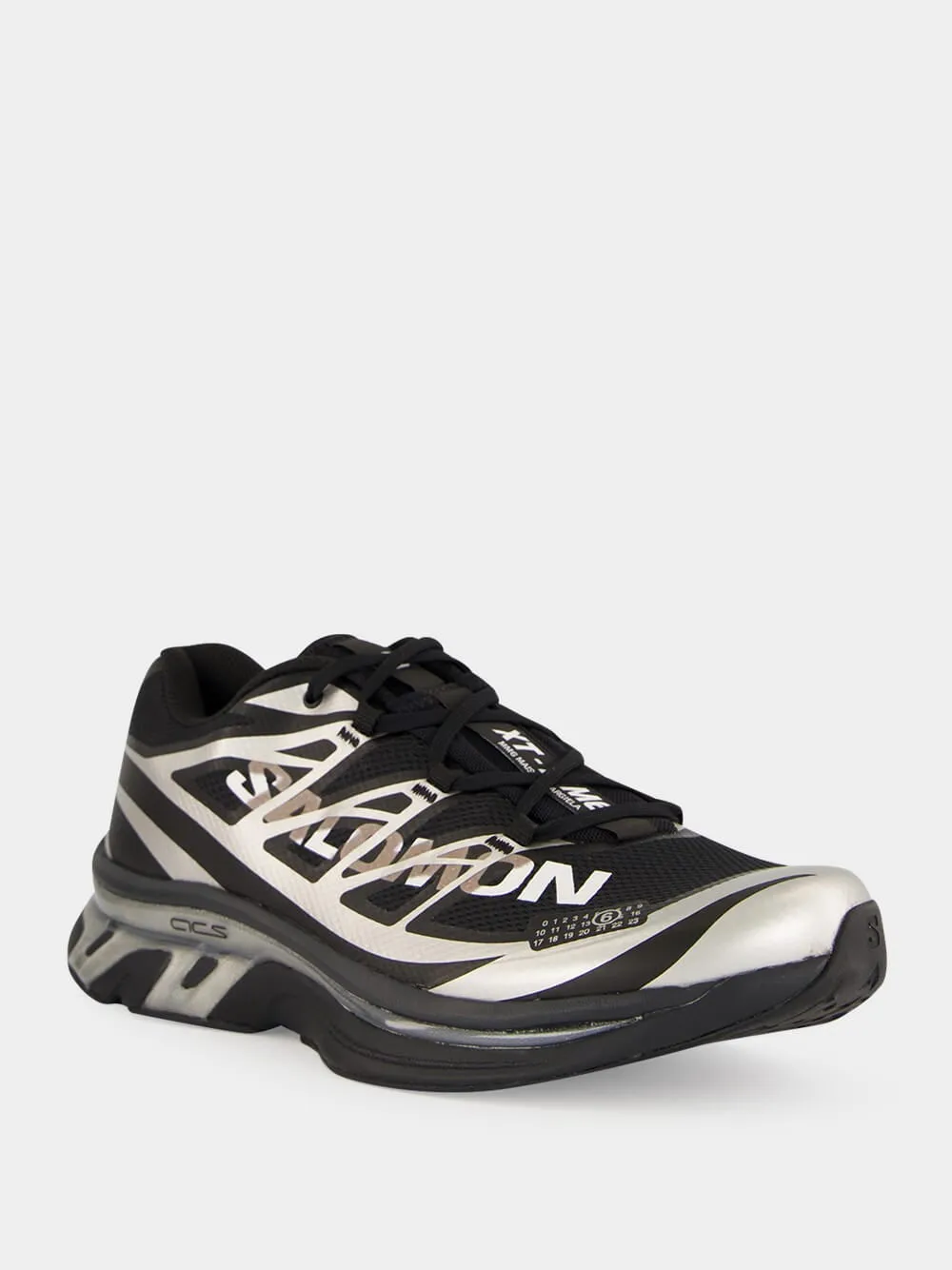 Black Salomon Silver Sneakers sold by Fashion Clinic product image thumbnail 2