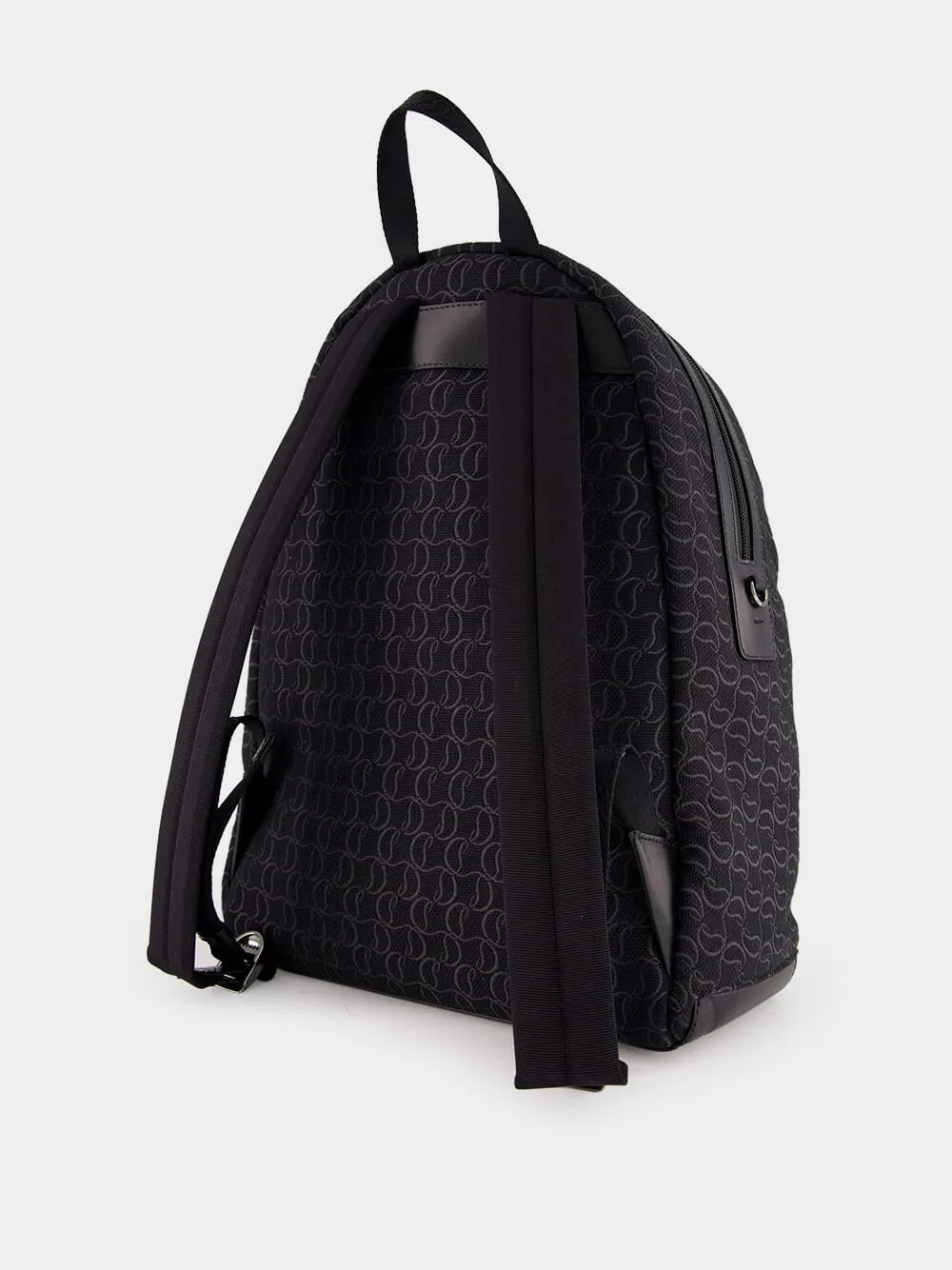 Zip N Flap Logo Jacquard Backpack sold by Fashion Clinic product image thumbnail 4