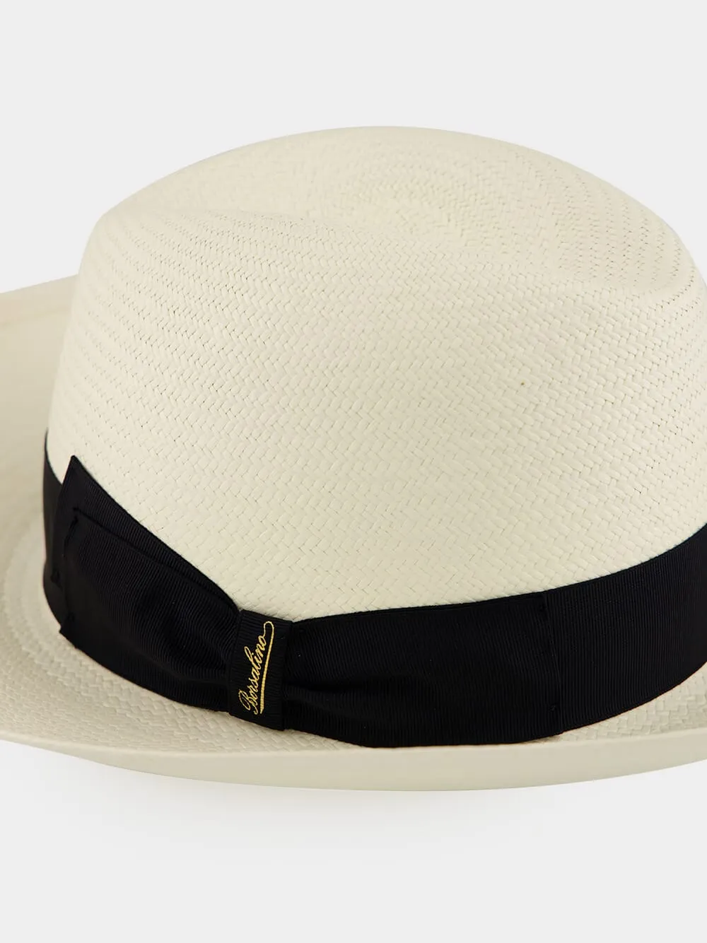 Claudette Fine Panama Hat Navy Band sold by Fashion Clinic product image thumbnail 3