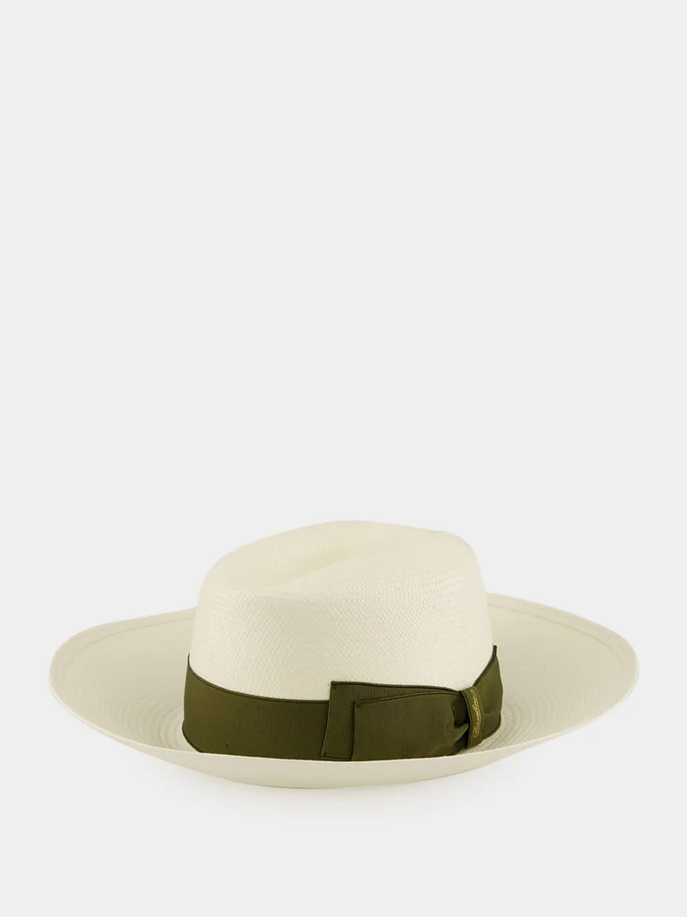 Claudette Fine Panama Hat Green Band sold by Fashion Clinic product image thumbnail 2