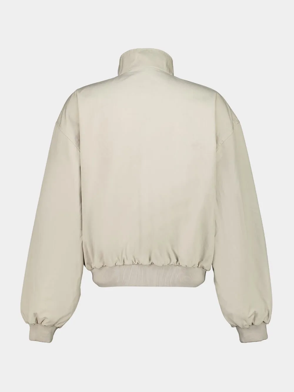 Reversible Cotton Nylon Blouson Jacket sold by Fashion Clinic product image thumbnail 2