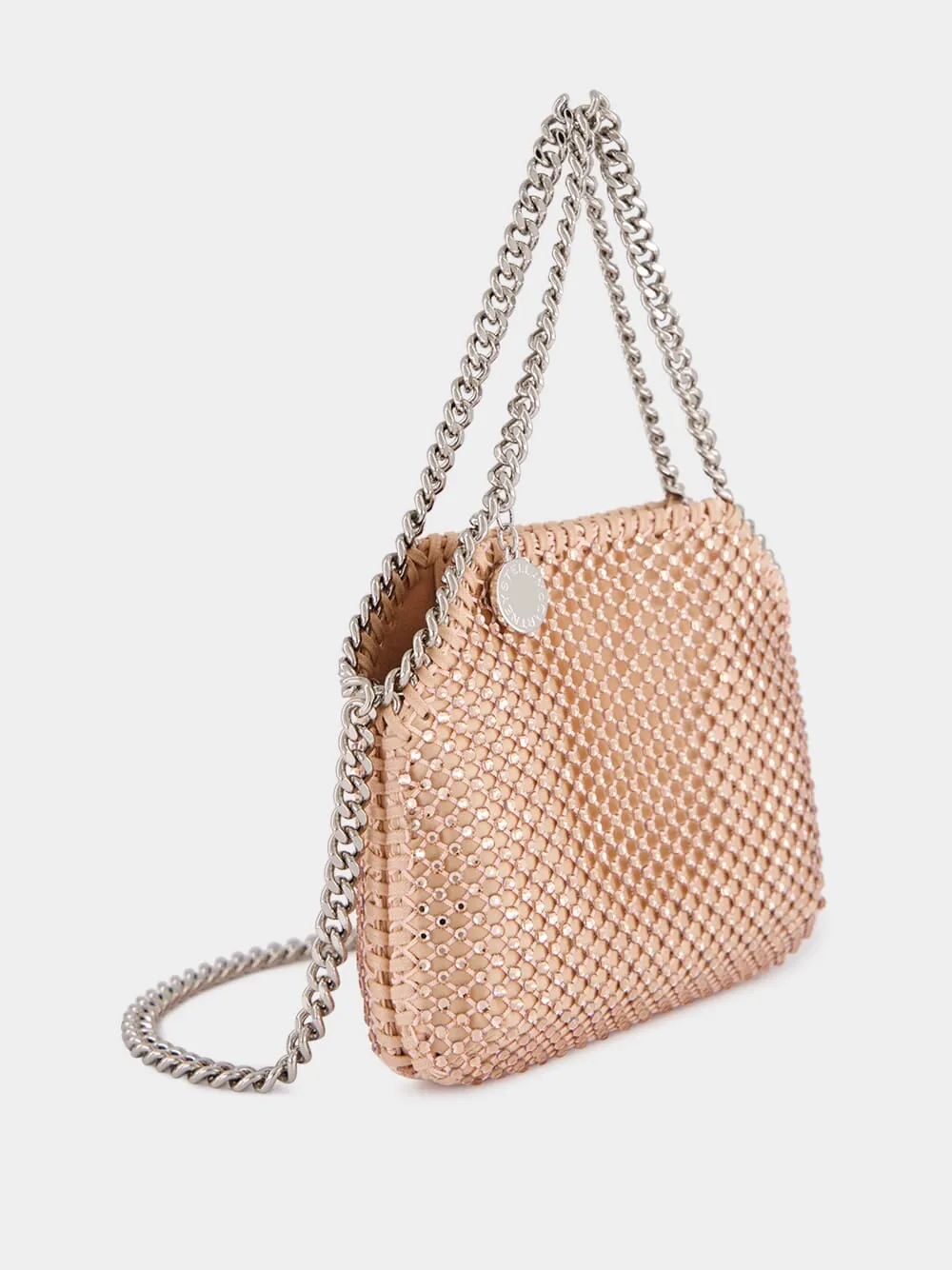 Light Peach Falabella Mini Shoulder Bag sold by Fashion Clinic product image thumbnail 3