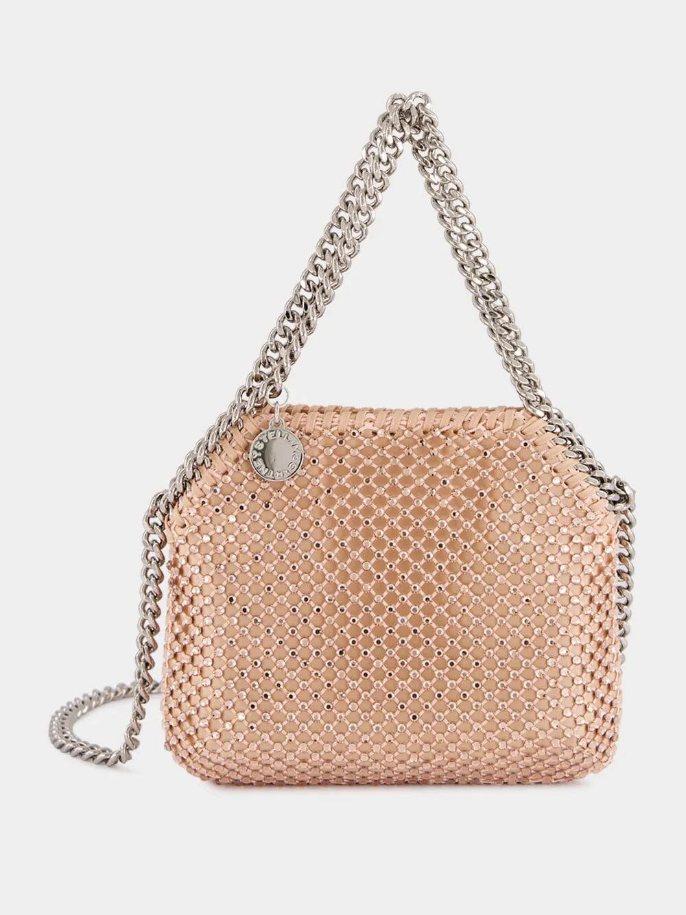 Light Peach Falabella Mini Shoulder Bag sold by Fashion Clinic