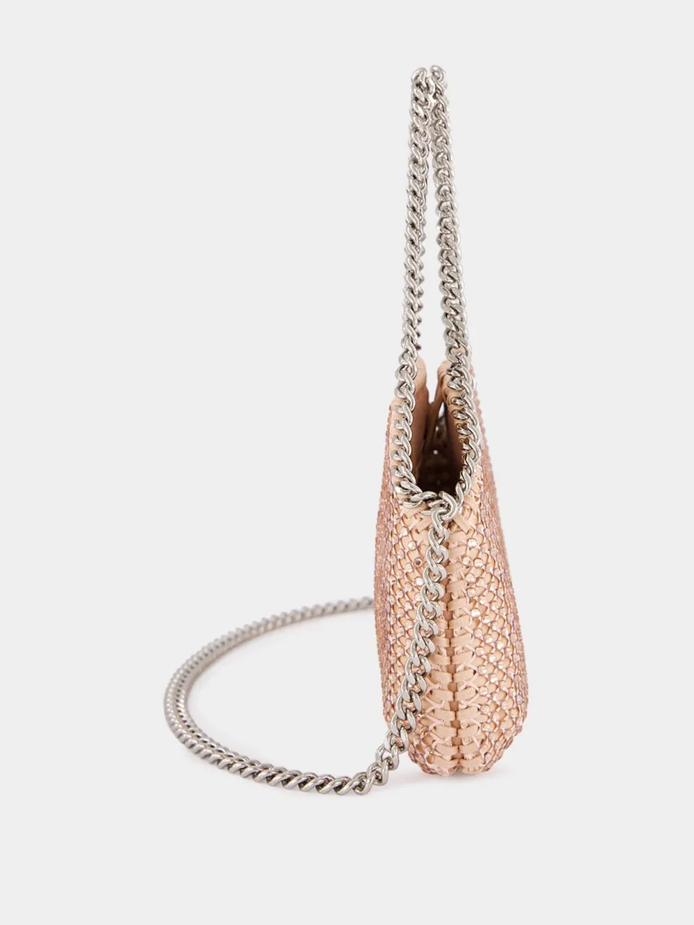 Light Peach Falabella Mini Shoulder Bag sold by Fashion Clinic product image thumbnail 4