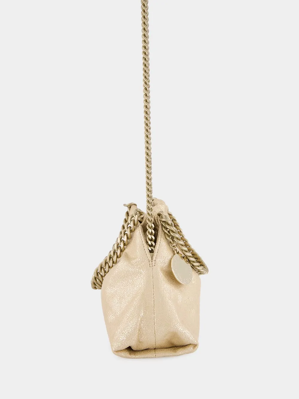 Gold Falabella Mini Drawstring Shoulder Bag sold by Fashion Clinic product image thumbnail 4