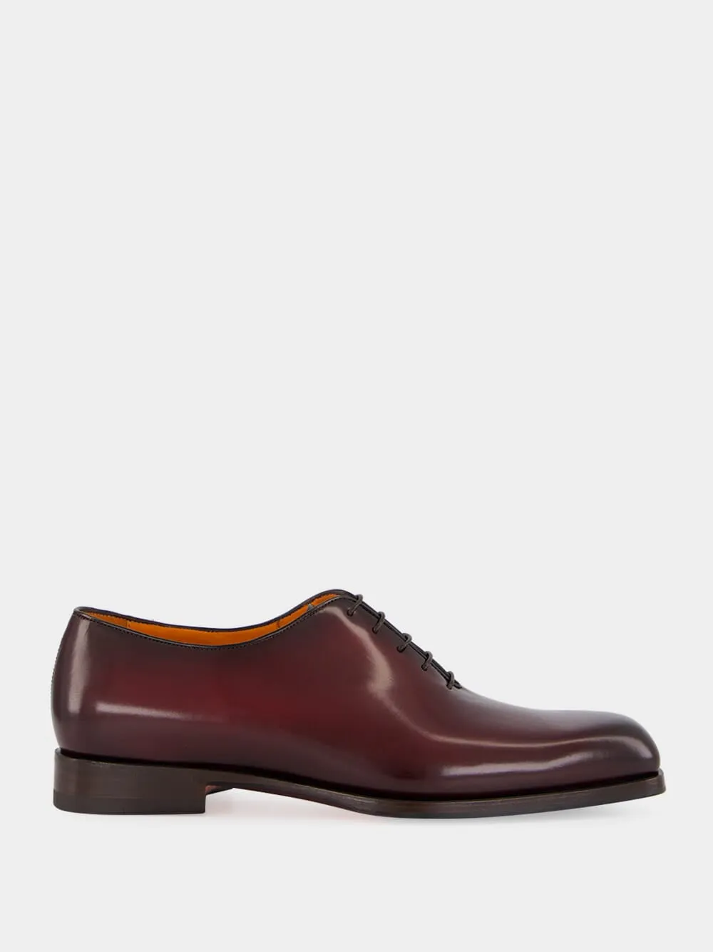 Red Calfskin Brando Oxford Shoes sold by Fashion Clinic