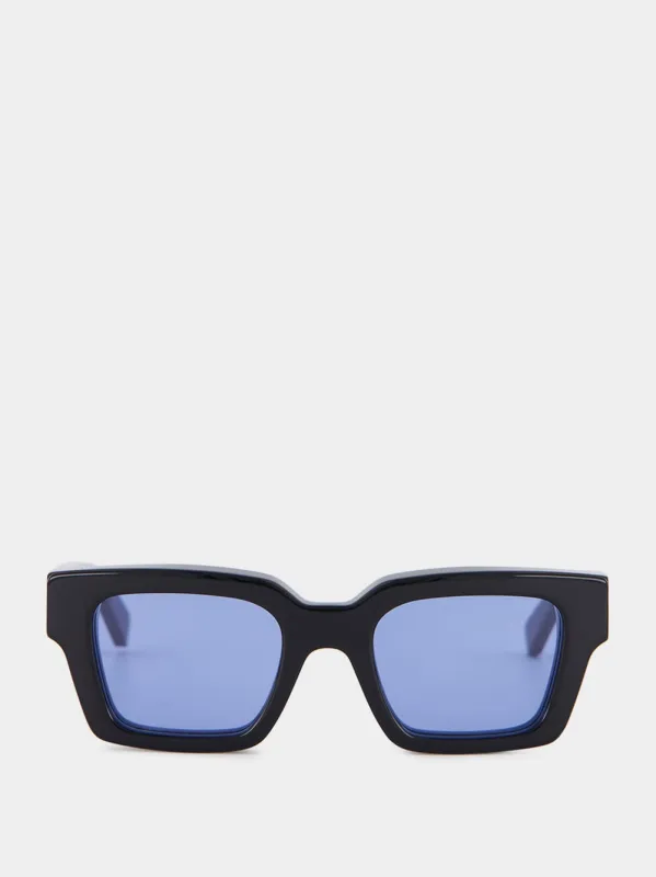 Virgil Square Black Acetate Sunglasses sold by Fashion Clinic