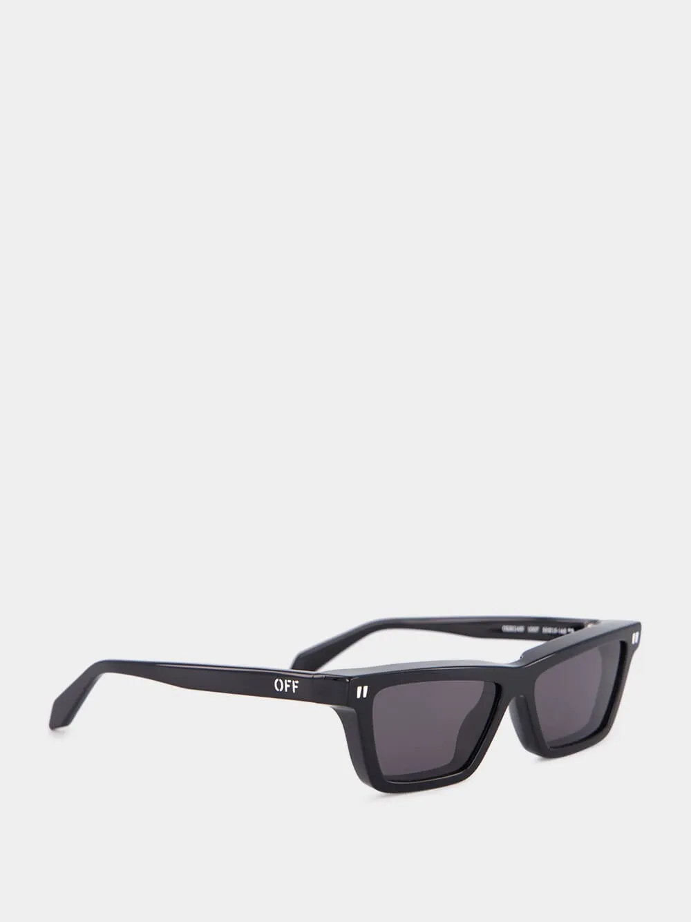 Cambridge Black Rectangular Sunglasses sold by Fashion Clinic product image thumbnail 2
