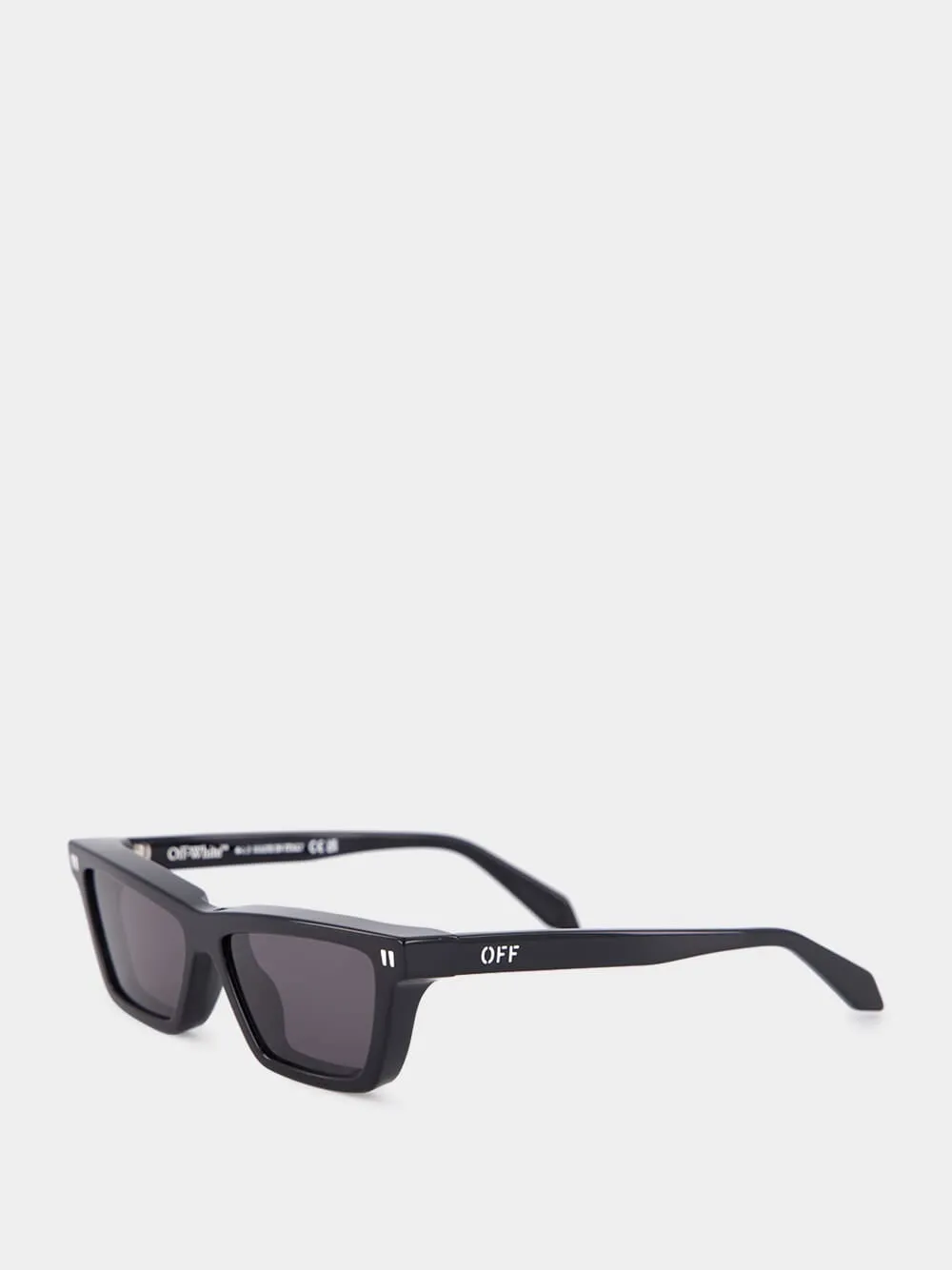 Cambridge Black Rectangular Sunglasses sold by Fashion Clinic product image thumbnail 3