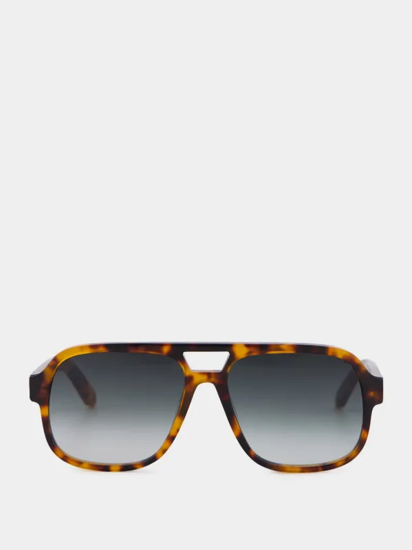 Forks Classic Havana Aviator Sunglasses made by Off-White