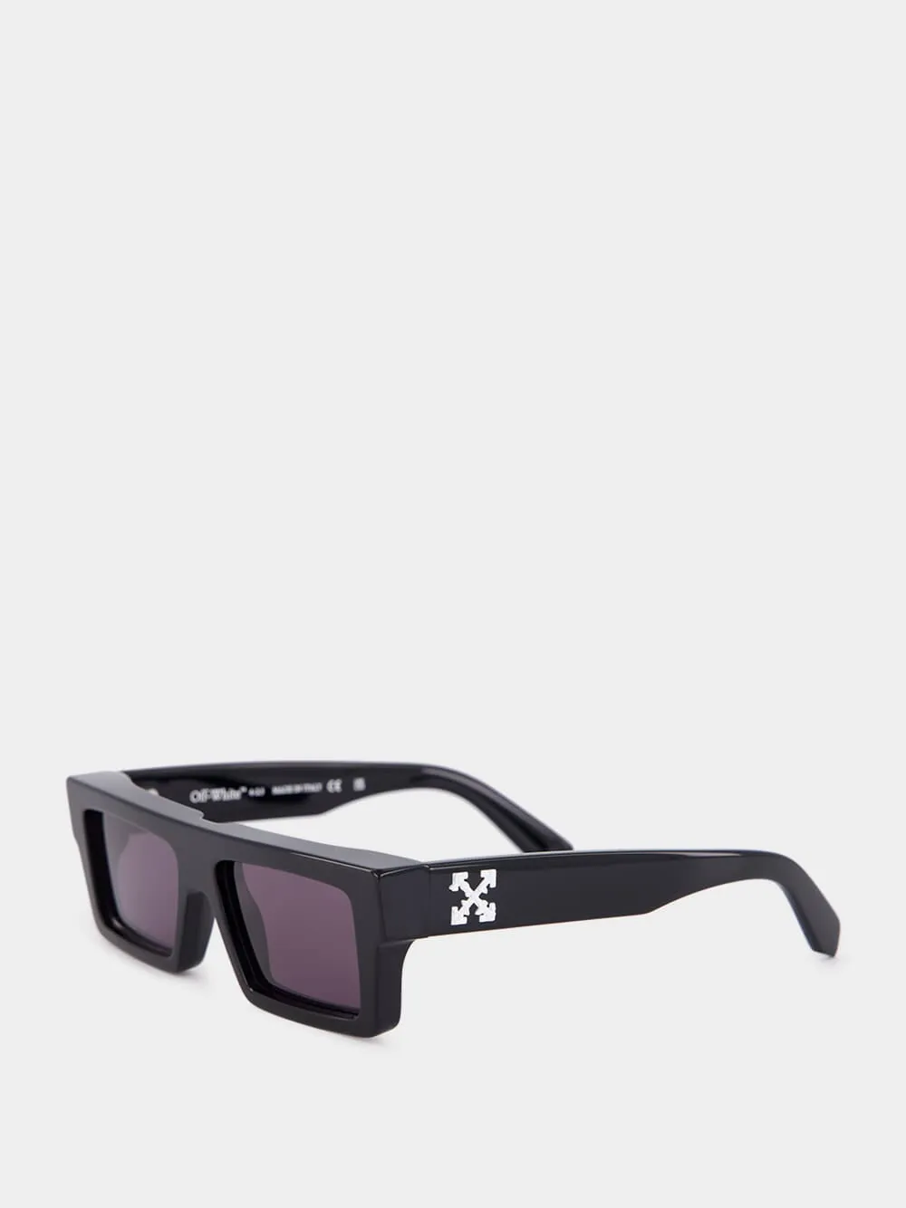Ruby Black Rectangular Sunglasses sold by Fashion Clinic product image thumbnail 3