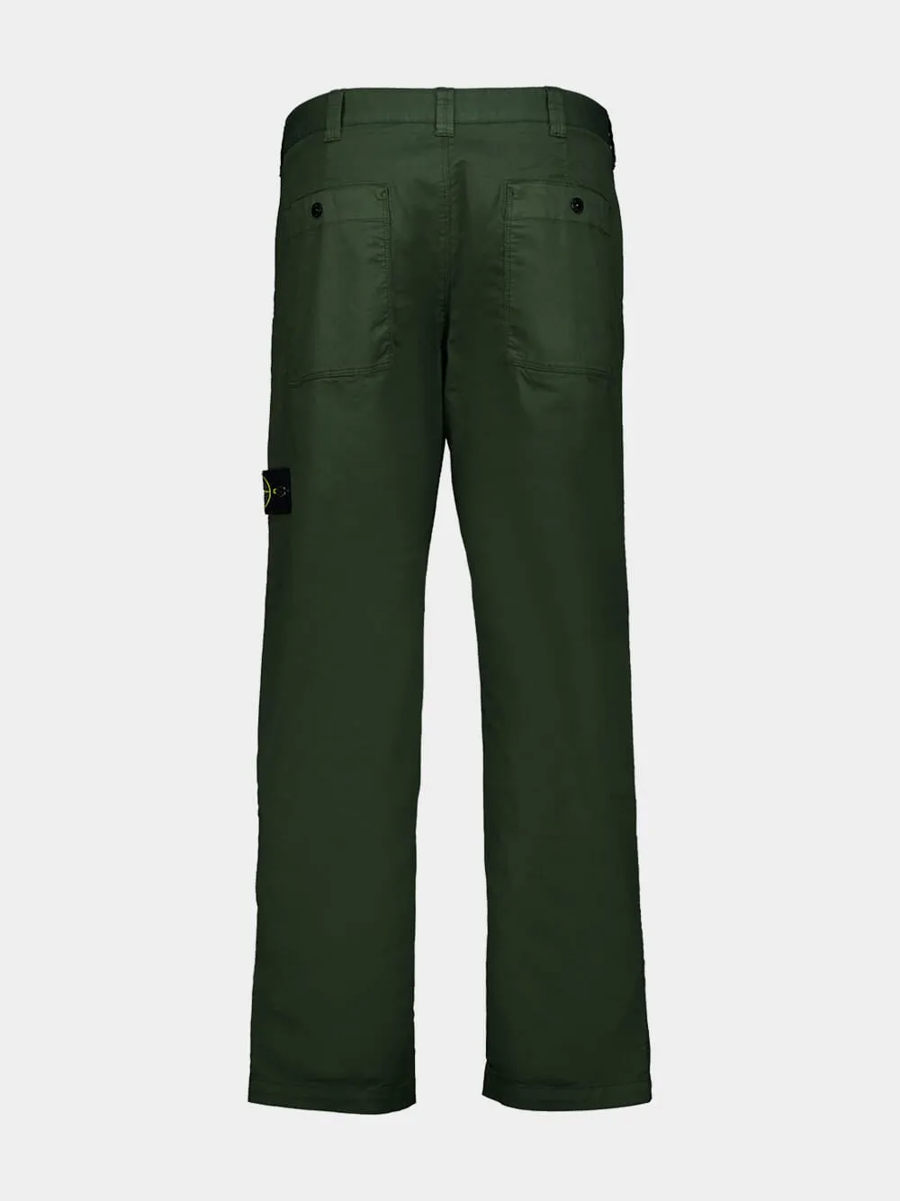 Juniper Green Stretch Cotton Chinos sold by Fashion Clinic product image thumbnail 3