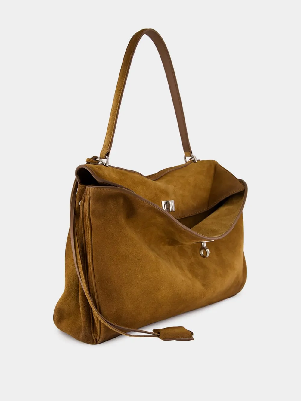 Camel Rodeo Suede Medium Handbag sold by Fashion Clinic product image thumbnail 5