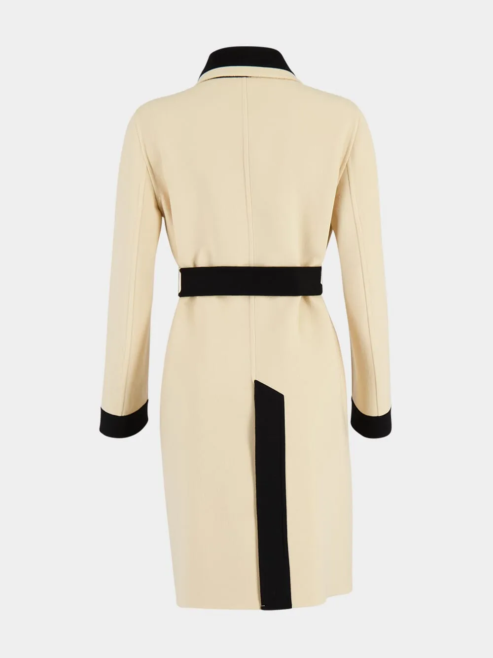 Beige Virgin Wool Midi Dress with Belt sold by Fashion Clinic product image thumbnail 2