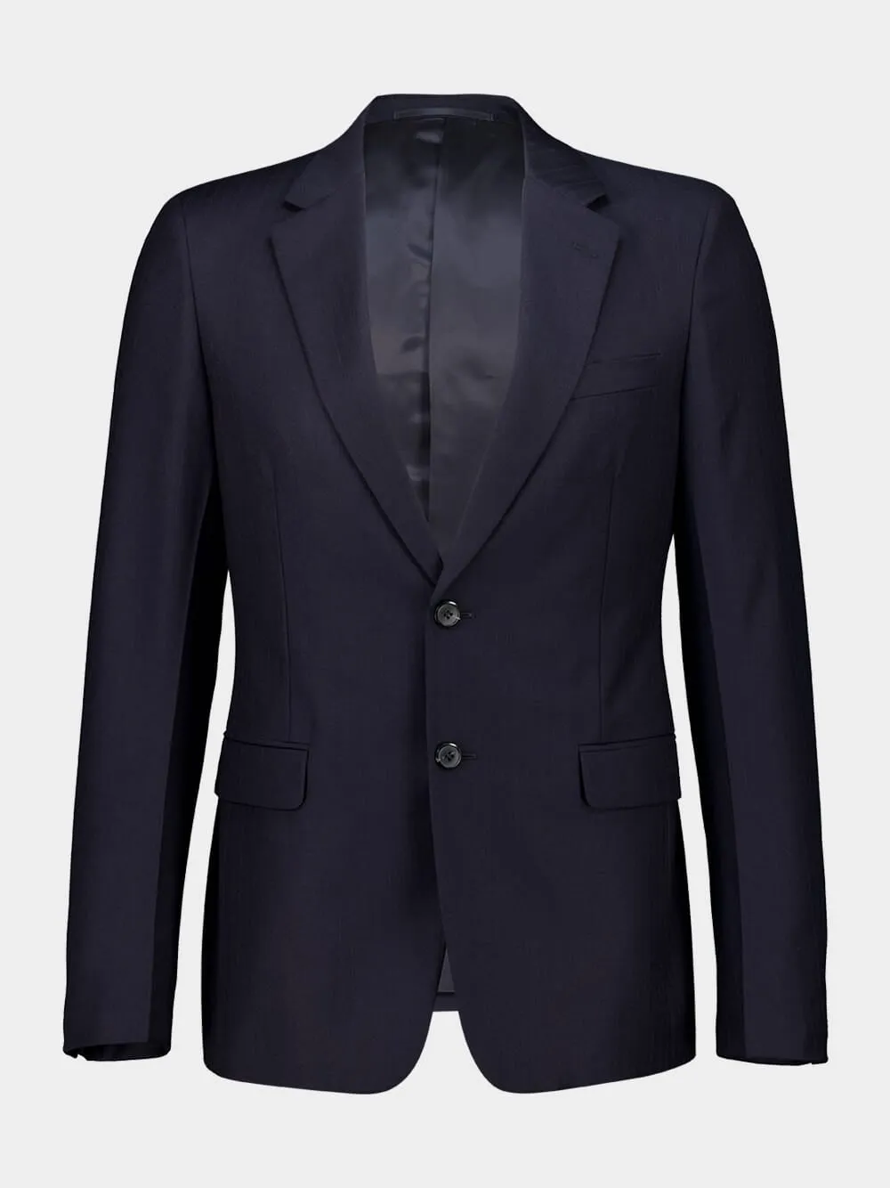 Navy Wool-Cashmere Slim Suit sold by Fashion Clinic product image thumbnail 2