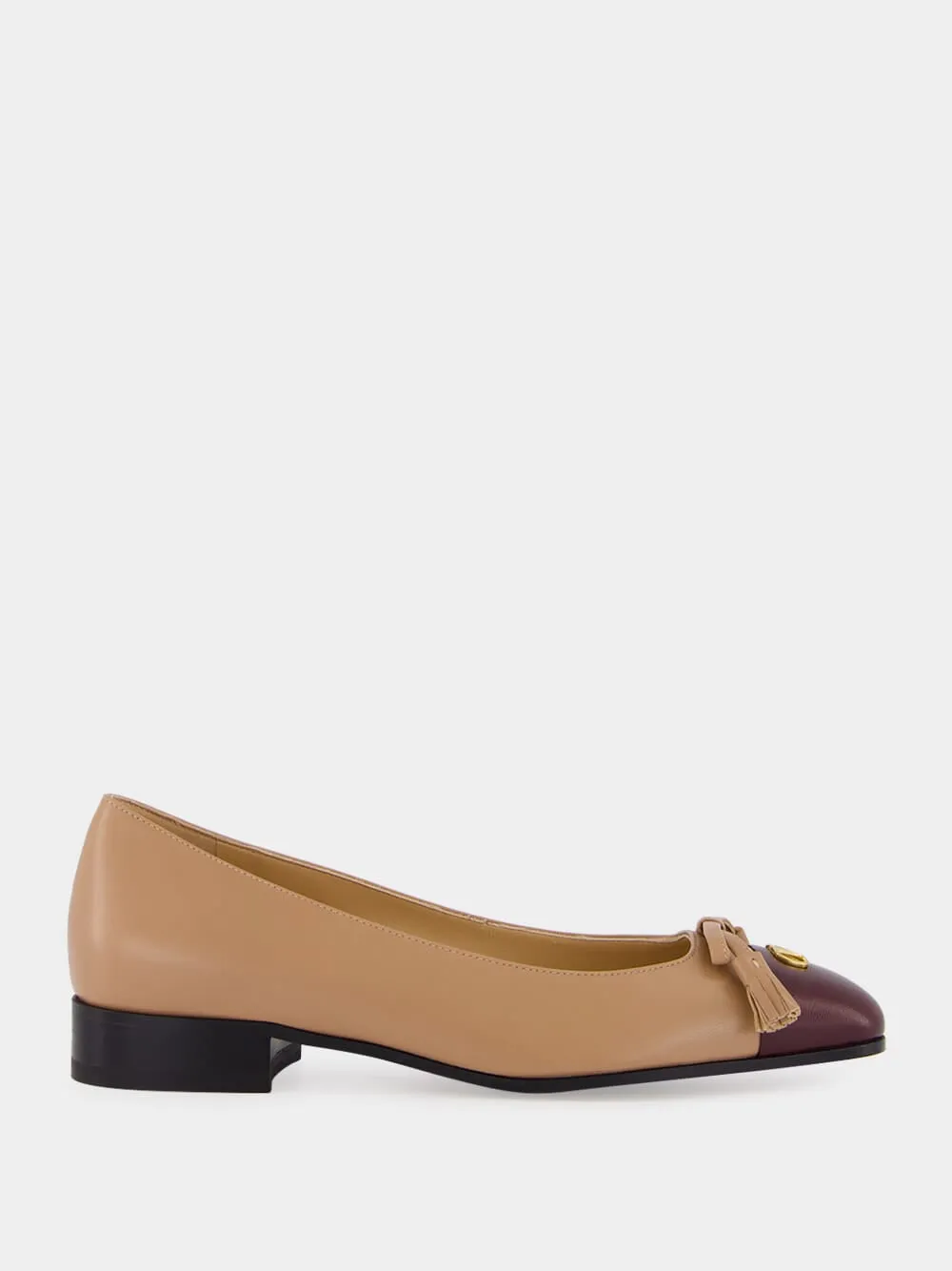 Two-Tone Valet du Roi Ballerina Flats sold by Fashion Clinic