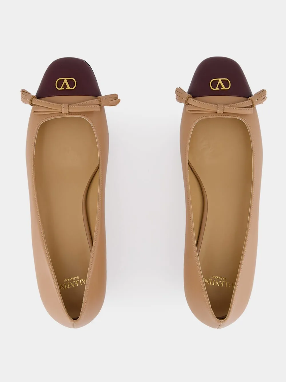 Two-Tone Valet du Roi Ballerina Flats sold by Fashion Clinic product image thumbnail 4