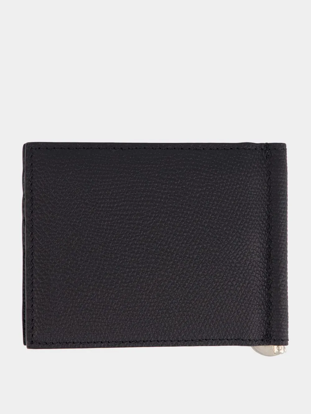 Black Grain Leather Bifold Wallet sold by Fashion Clinic product image thumbnail 2