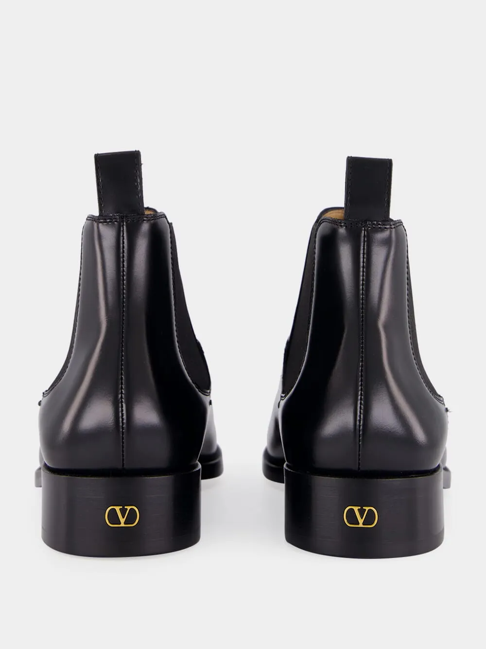 Black Calfskin Chelsea Ankle Boots sold by Fashion Clinic product image thumbnail 5