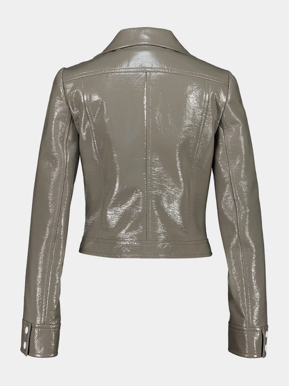 Light Mocha Vinyl Reedition Jacket sold by Fashion Clinic product image thumbnail 2