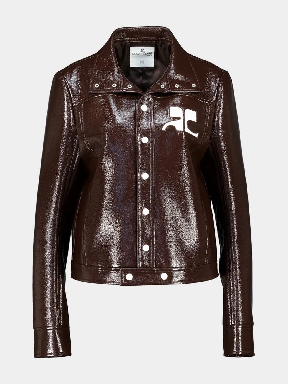 Chocolate Vinyl Reedition Jacket sold by Fashion Clinic