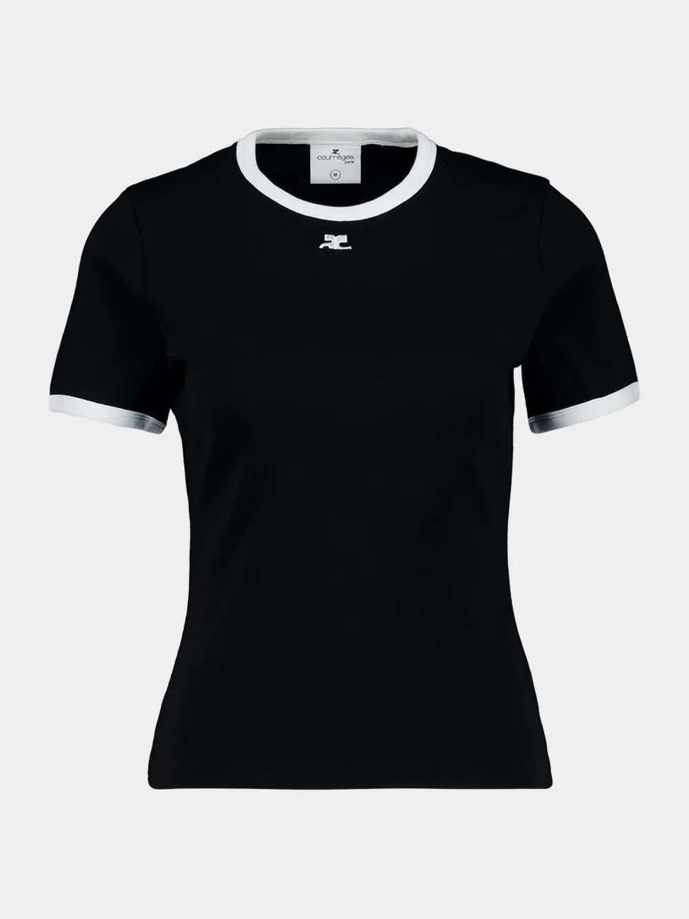 Black Signature Contrast T-Shirt sold by Fashion Clinic product image thumbnail 2
