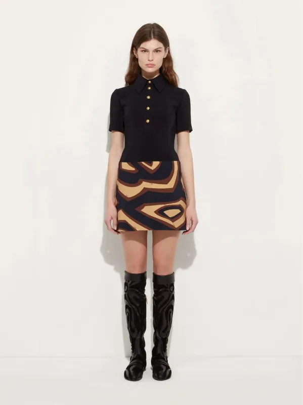 Labirinto Print Short Dress sold by Fashion Clinic