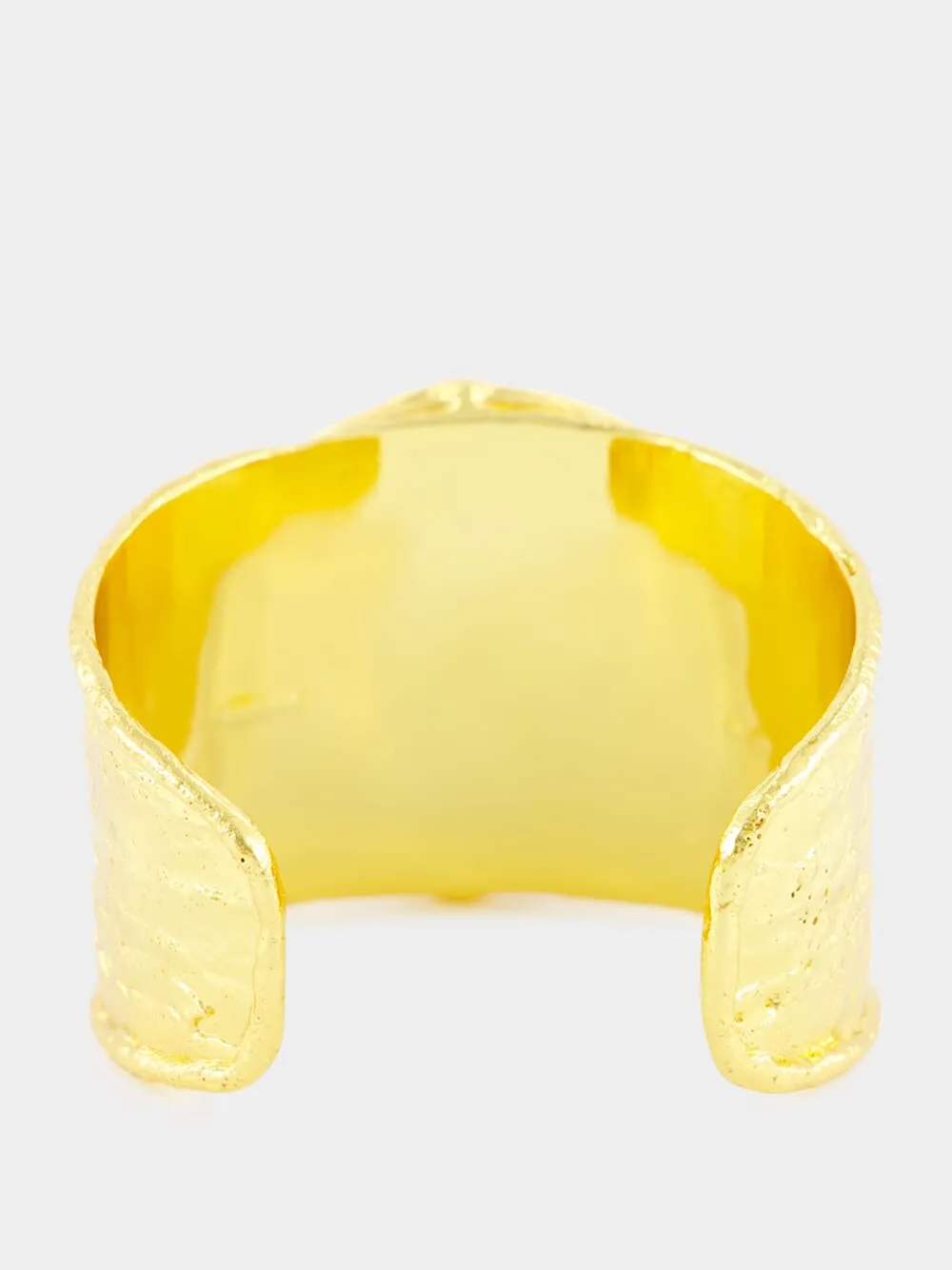 Brown Sphere Cuff Bracelet with Smoky Quartz sold by Fashion Clinic product image thumbnail 3