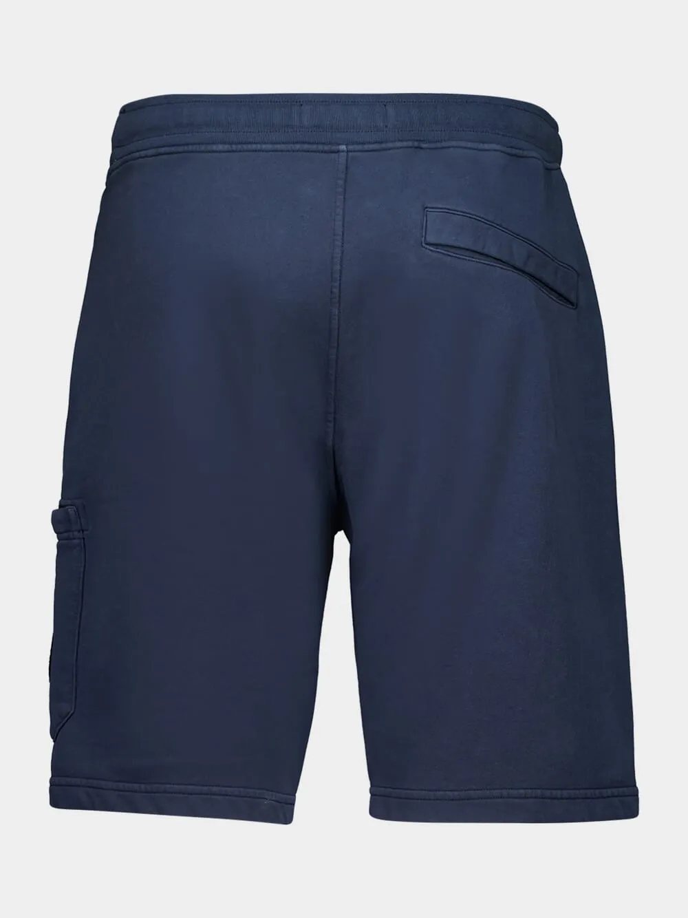 Navy Organic Cotton Fleece Bermuda Shorts sold by Fashion Clinic product image thumbnail 2