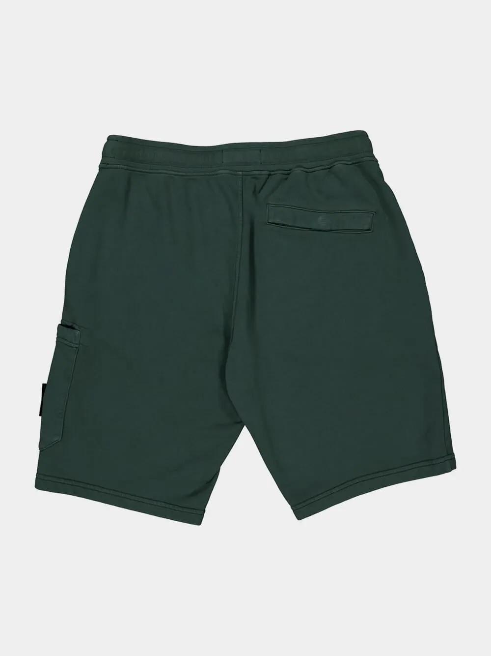 Green Cotton Casual Bermuda Shorts sold by Fashion Clinic product image thumbnail 5