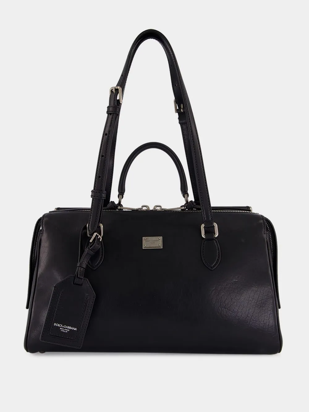 Black Vittoria Calfskin Bag sold by Fashion Clinic