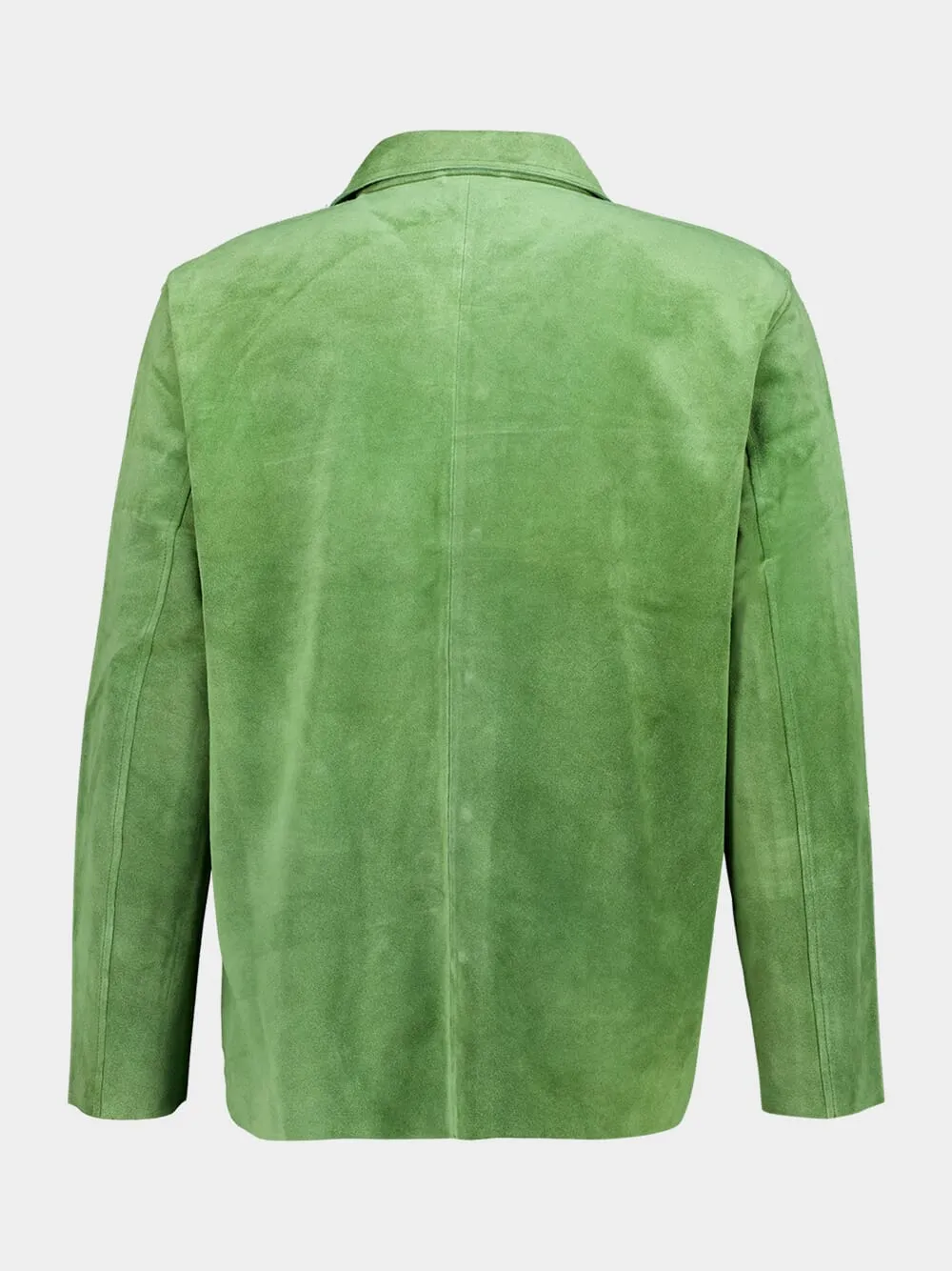 Green Suede Overshirt sold by Fashion Clinic product image thumbnail 4